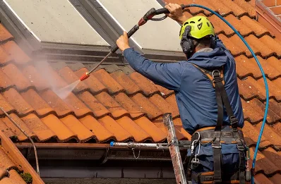 Démoussage et hydrofuge de toiture à Bantanges